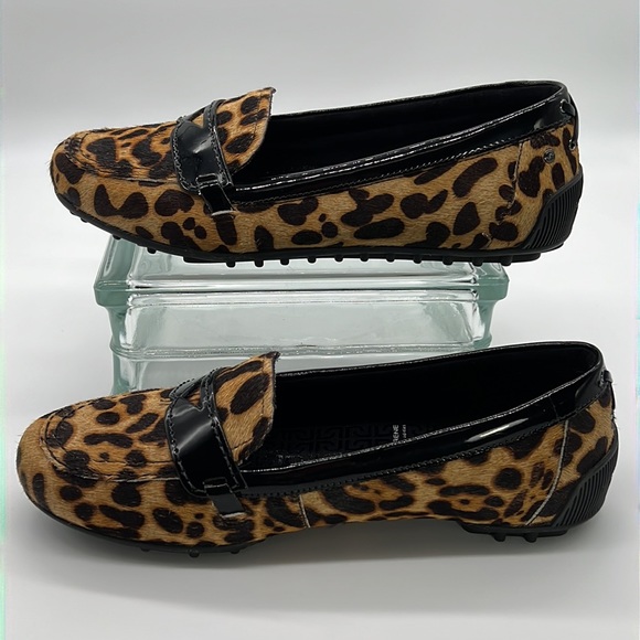 Rockport Jackie Penny Loafers Leopard Print AdiPRENE Comfort shoe Womens size 6 - Picture 2 of 8